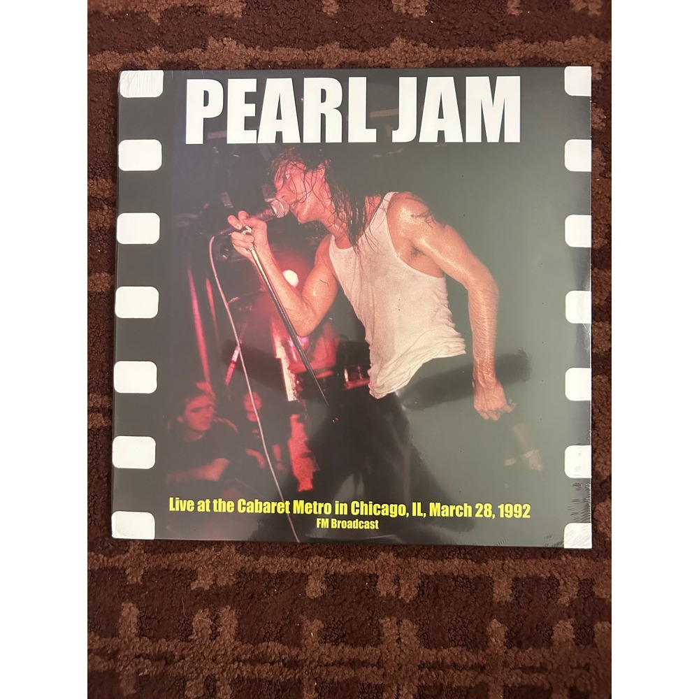 Pearl Jam Live at the Cabaret Metro Chicago 1992 FM Broadcast Vinyl LP‎ Record